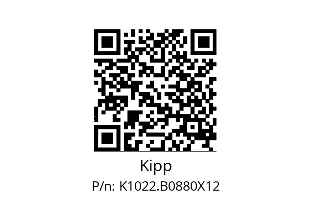   Kipp K1022.B0880X12