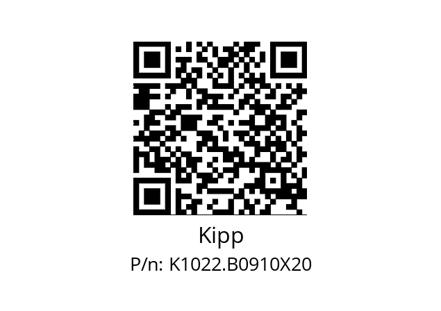   Kipp K1022.B0910X20