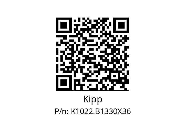   Kipp K1022.B1330X36