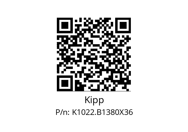   Kipp K1022.B1380X36