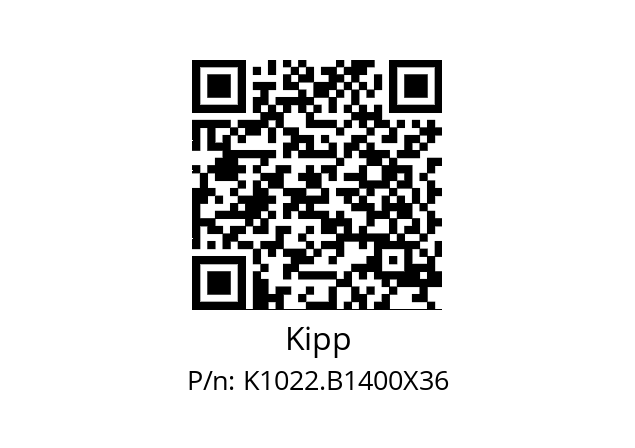   Kipp K1022.B1400X36