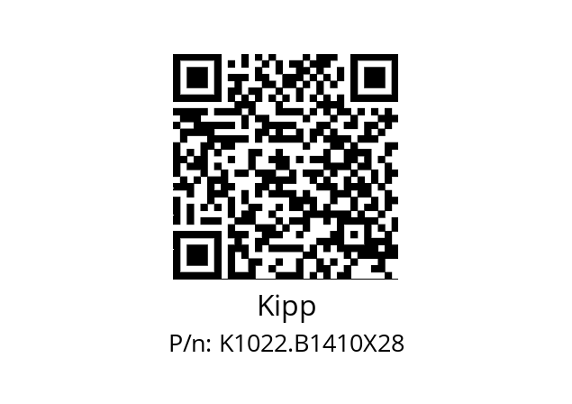   Kipp K1022.B1410X28