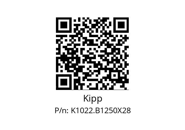   Kipp K1022.B1250X28