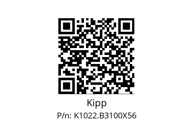   Kipp K1022.B3100X56