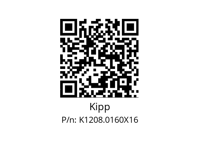   Kipp K1208.0160X16