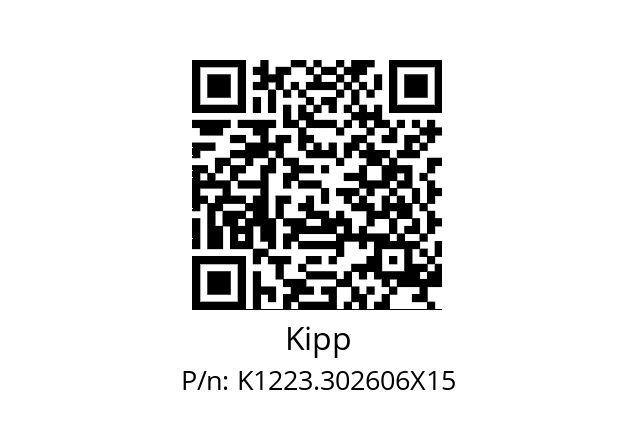   Kipp K1223.302606X15