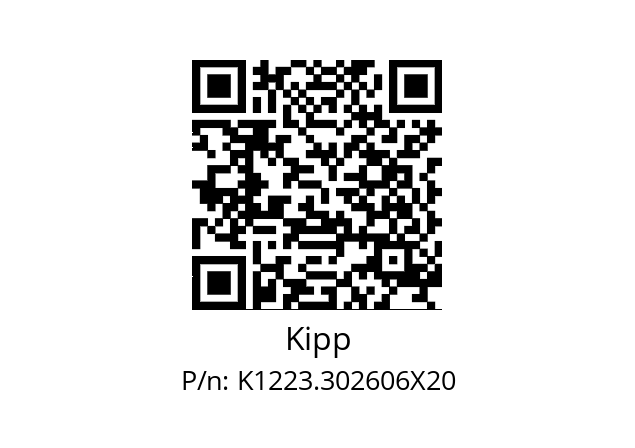   Kipp K1223.302606X20