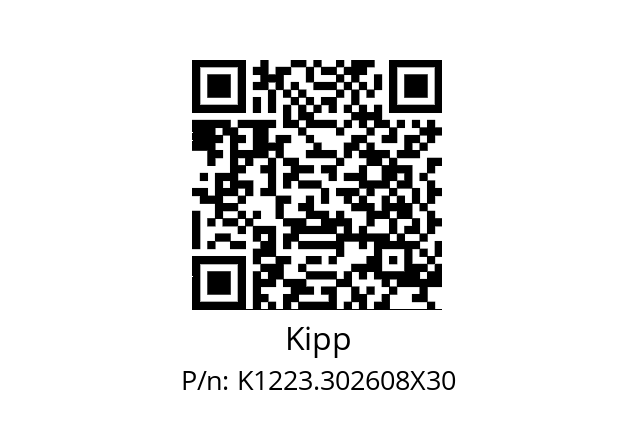   Kipp K1223.302608X30