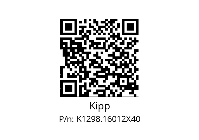   Kipp K1298.16012X40