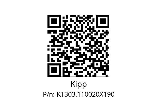   Kipp K1303.110020X190