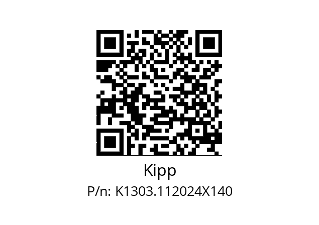   Kipp K1303.112024X140