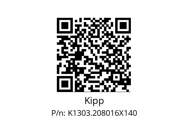   Kipp K1303.208016X140