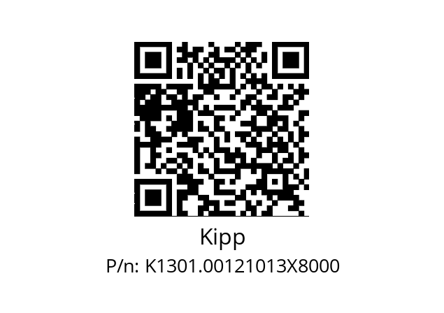   Kipp K1301.00121013X8000