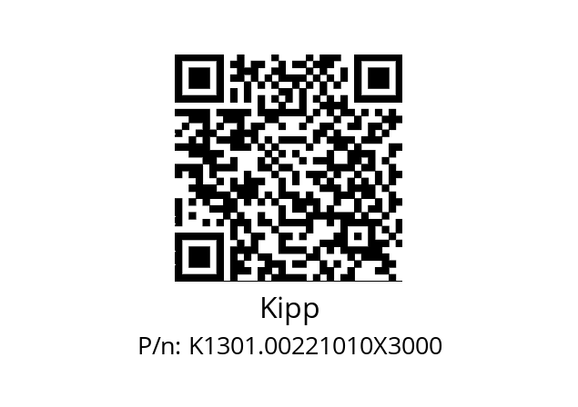   Kipp K1301.00221010X3000