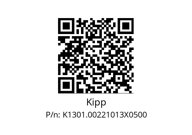   Kipp K1301.00221013X0500