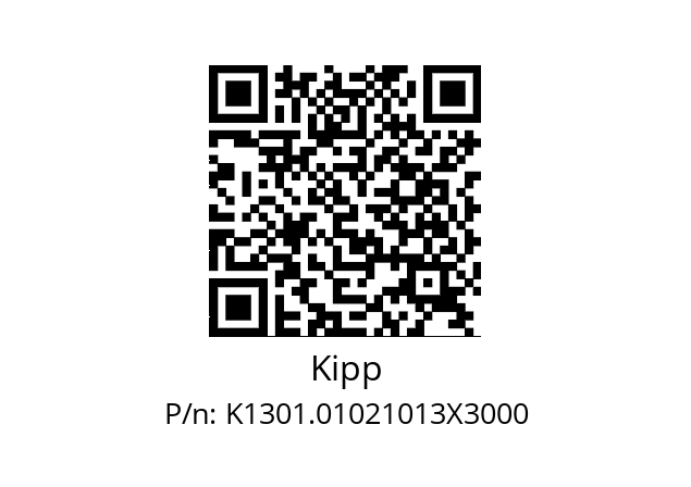   Kipp K1301.01021013X3000