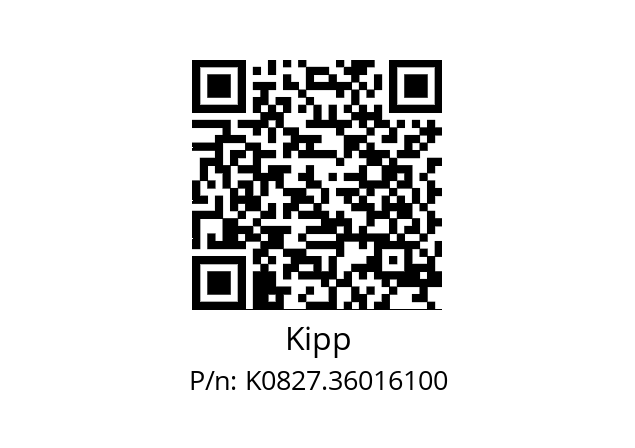   Kipp K0827.36016100