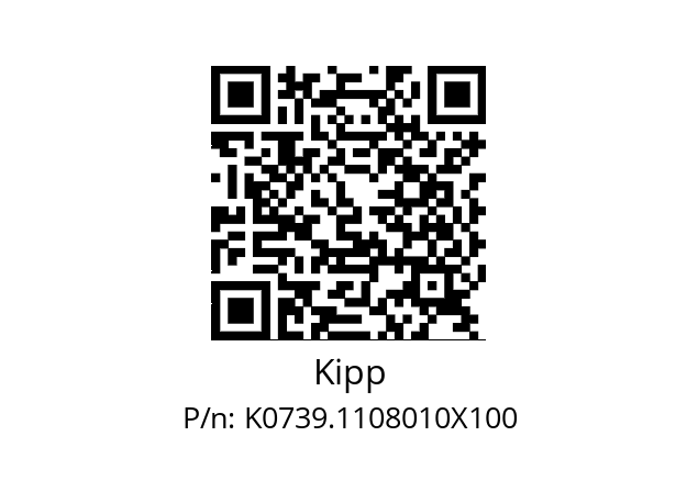   Kipp K0739.1108010X100