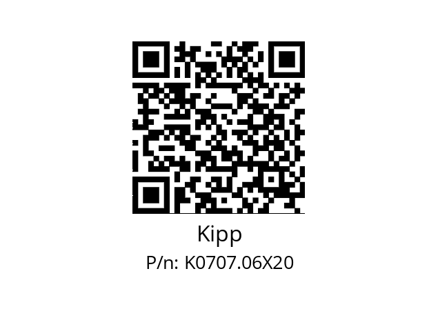   Kipp K0707.06X20