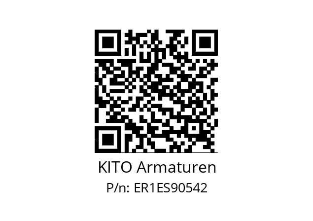   KITO Armaturen ER1ES90542