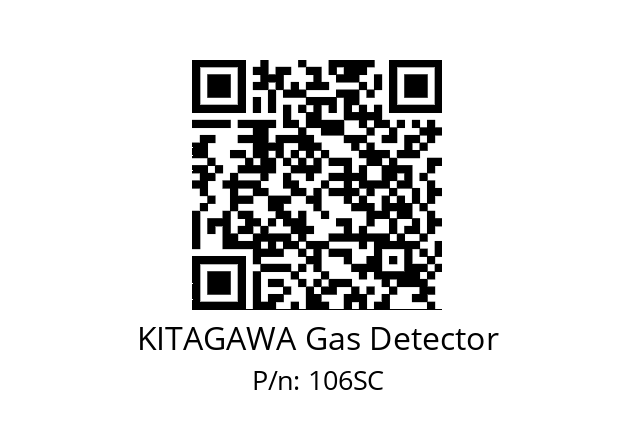   KITAGAWA Gas Detector 106SC