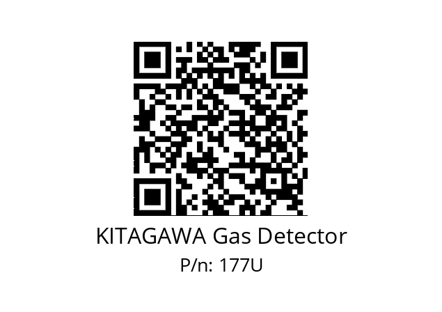   KITAGAWA Gas Detector 177U