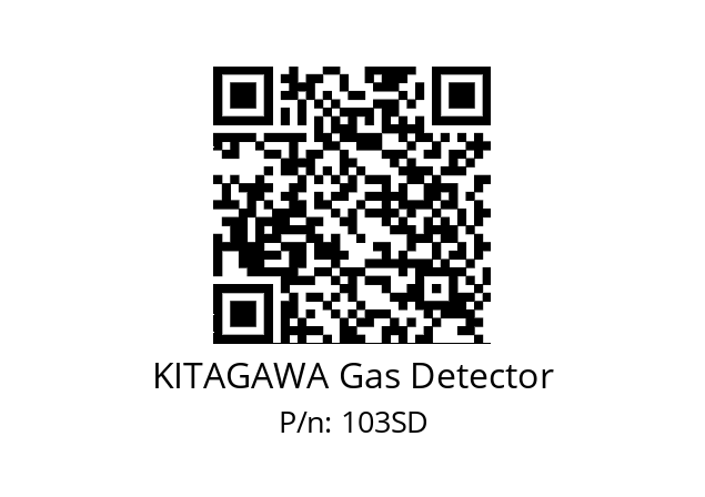   KITAGAWA Gas Detector 103SD