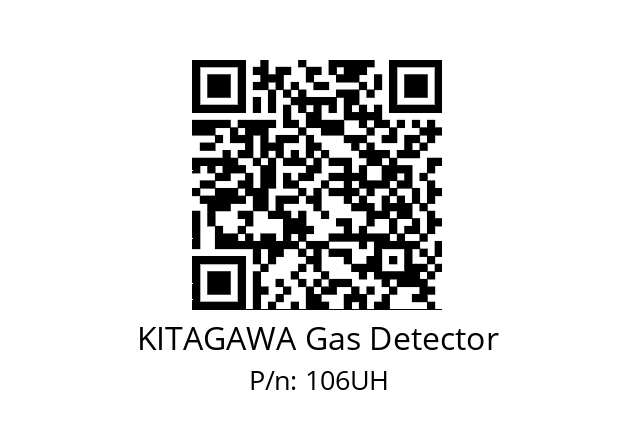   KITAGAWA Gas Detector 106UH