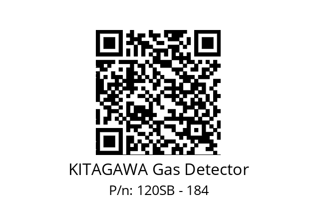   KITAGAWA Gas Detector 120SB - 184