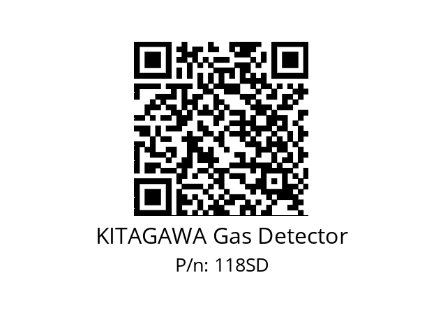   KITAGAWA Gas Detector 118SD