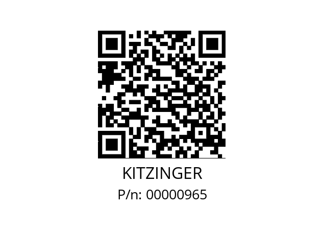   KITZINGER 00000965