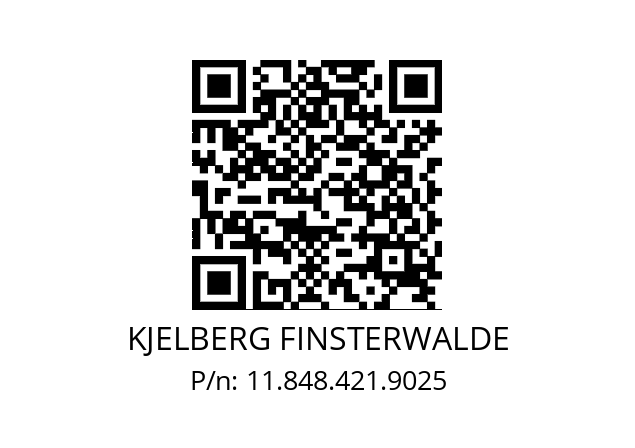   KJELBERG FINSTERWALDE 11.848.421.9025