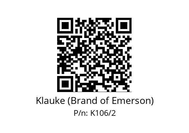   Klauke (Brand of Emerson) K106/2