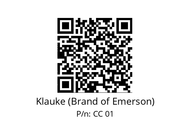   Klauke (Brand of Emerson) CC 01