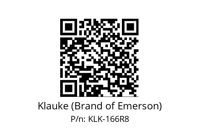   Klauke (Brand of Emerson) KLK-166R8