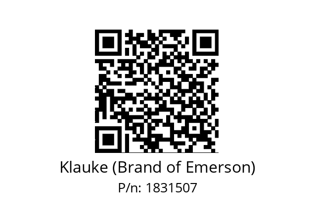   Klauke (Brand of Emerson) 1831507