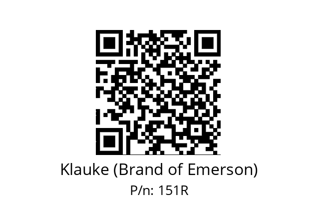   Klauke (Brand of Emerson) 151R