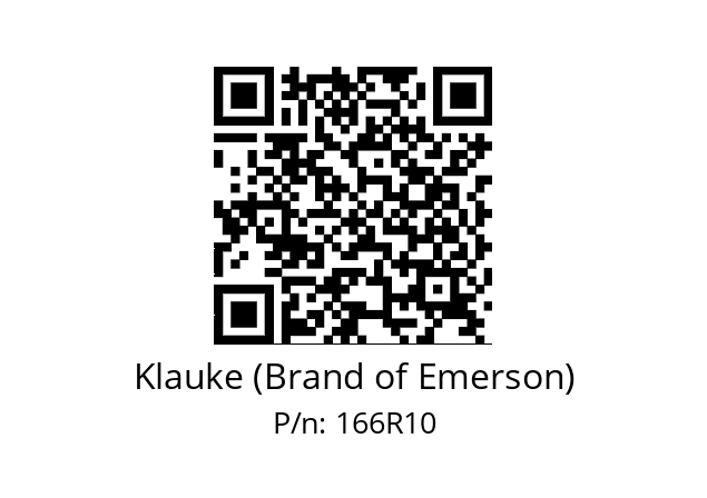   Klauke (Brand of Emerson) 166R10