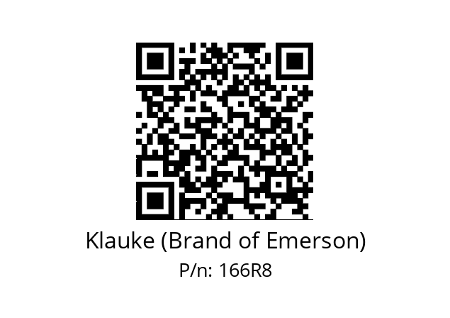   Klauke (Brand of Emerson) 166R8