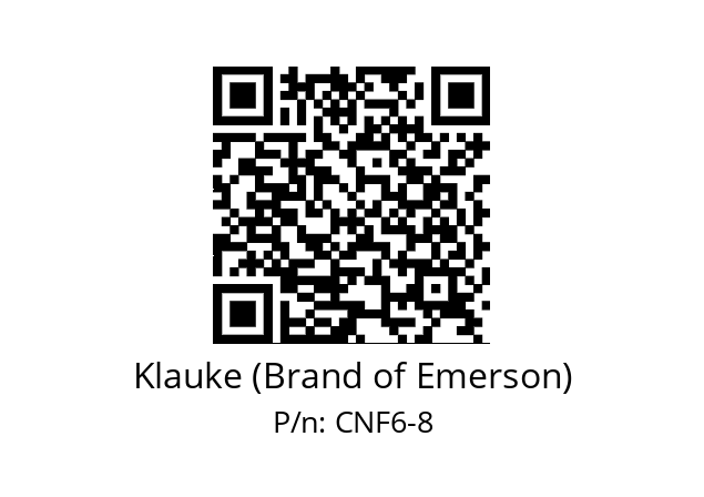   Klauke (Brand of Emerson) CNF6-8