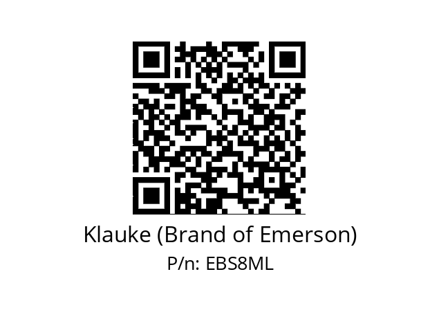   Klauke (Brand of Emerson) EBS8ML