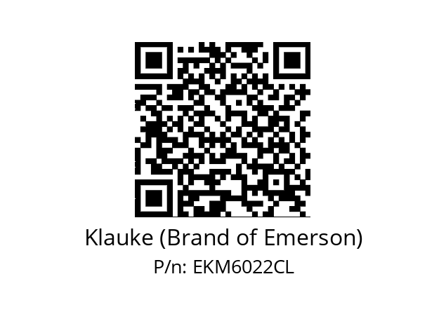   Klauke (Brand of Emerson) EKM6022CL