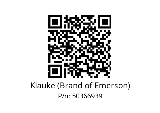   Klauke (Brand of Emerson) 50366939