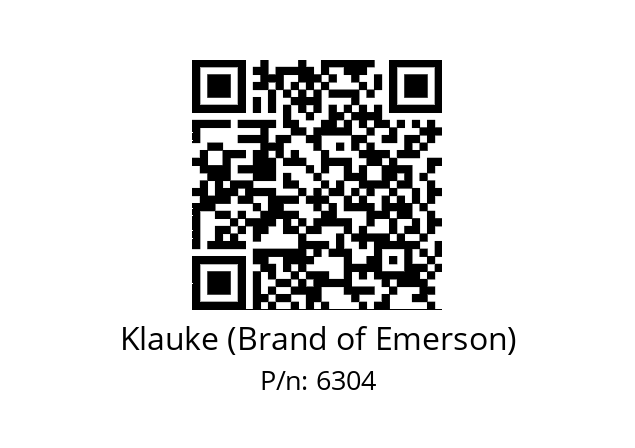   Klauke (Brand of Emerson) 6304