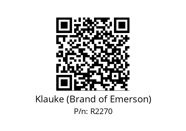   Klauke (Brand of Emerson) R2270