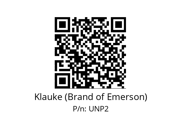   Klauke (Brand of Emerson) UNP2