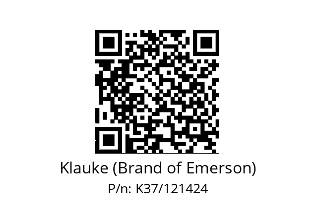   Klauke (Brand of Emerson) K37/121424