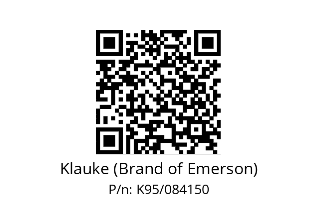   Klauke (Brand of Emerson) K95/084150