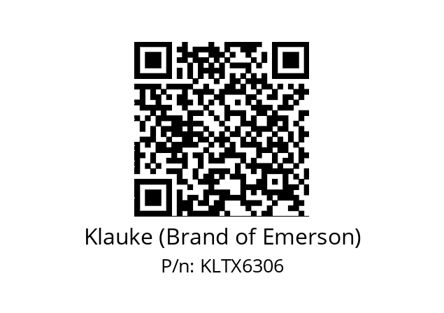   Klauke (Brand of Emerson) KLTX6306