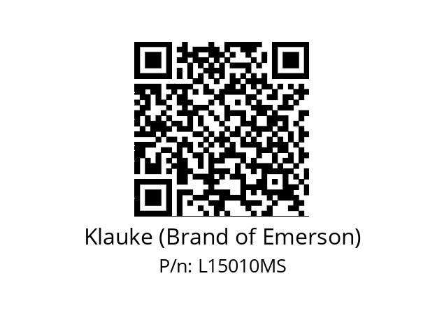   Klauke (Brand of Emerson) L15010MS